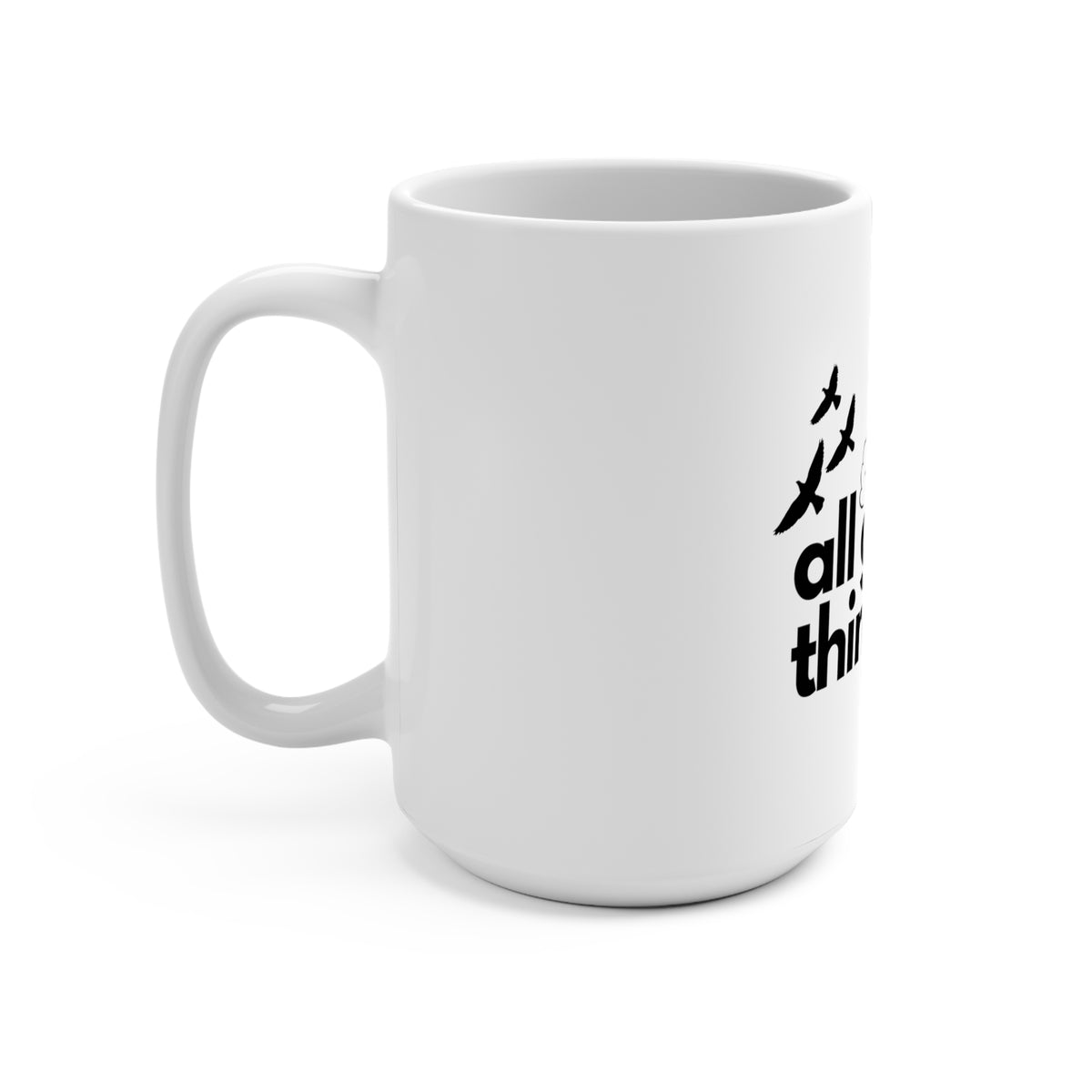  A Lot Going On At The Moment - Large 15 oz White Coffee Mug Cup  (Print on Both Sides) : Handmade Products