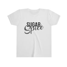 Load image into Gallery viewer, SUGAR &amp; SPICE - Youth Short Sleeve Tee in White