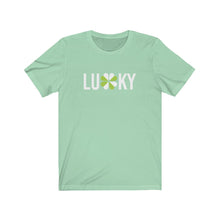 Load image into Gallery viewer, LUCKY - Unisex Jersey Short Sleeve Tee