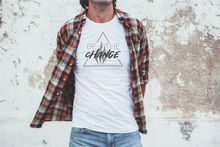 Load image into Gallery viewer, BE THE CHANGE Short Sleeve Unisex Tee (ONLY 2 LEFT)