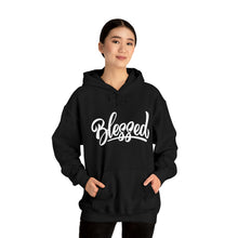 Load image into Gallery viewer, Blessed - Cursive - Unisex Heavy Blend™ Hooded Sweatshirt