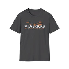 Load image into Gallery viewer, Mavericks - Slogan with Ball - Unisex Softstyle T-Shirt (Adult)