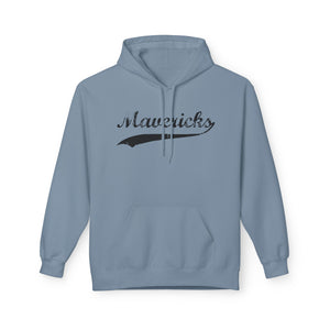 Mavericks - Black Swoosh - Unisex Hoodie (Adult)