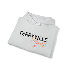 Load image into Gallery viewer, AVERY #9 - Terryville Tigers - Light Hoodie - ADULT Unisex Heavy Blend™ Hooded Sweatshirt