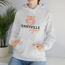 Load image into Gallery viewer, Terryville Tigers - Tiger - Light Hoodie - ADULT Unisex Heavy Blend™ Hooded Sweatshirt