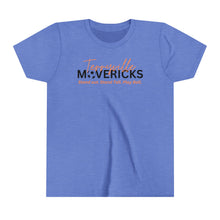 Load image into Gallery viewer, Mavericks - Slogan with Ball 2 - Bella Canvas Tee (Youth)