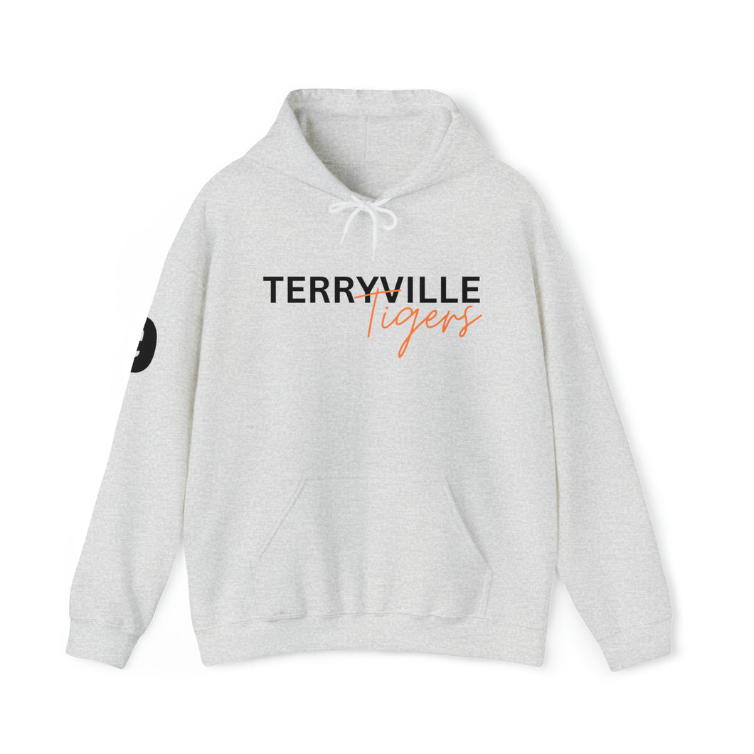 AVERY #9 - Terryville Tigers - Light Hoodie - ADULT Unisex Heavy Blend™ Hooded Sweatshirt