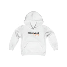 Load image into Gallery viewer, Terryville Tigers - Light Hoodie - Youth Heavy Blend Hooded Sweatshirt