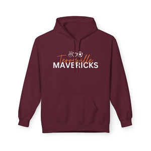 Mavericks - Peace, Love, Soccer 2 - Unisex Hoodie (Adult)