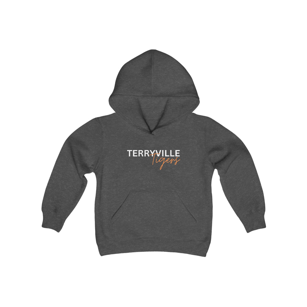 Terryville Tigers - Youth Heavy Blend Hooded Sweatshirt