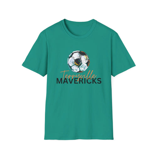 Mavericks - Colorful Ball - Unisex Softstyle T-Shirt (Adult)