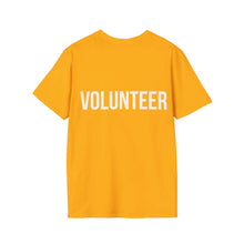 Load image into Gallery viewer, Almost Home - VOLUNTEER (Full Logo Front) Unisex Softstyle T-Shirt