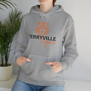 Terryville Tigers - Tiger - Light Hoodie - ADULT Unisex Heavy Blend™ Hooded Sweatshirt
