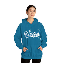 Load image into Gallery viewer, Blessed - Cursive - Unisex Heavy Blend™ Hooded Sweatshirt