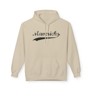 Mavericks - Black Swoosh - Unisex Hoodie (Adult)