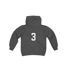 Load image into Gallery viewer, #3 - Terryville Tigers - Peace, Love, Soccer - Youth Heavy Blend Hooded Sweatshirt