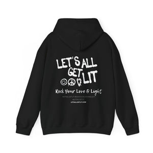 Lit Gear Rock Your Love & Light - Unisex Heavy Blend™ Hooded Sweatshirt