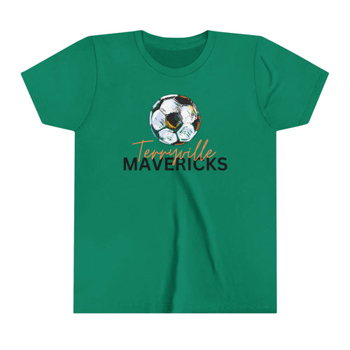 Mavericks - Colorful Ball - Bella Canvas Tee (Youth)
