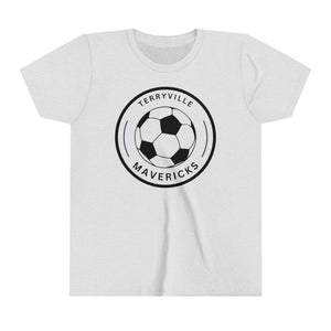 Mavericks - Circle Logo Black - Bella Canvas Tee (Youth)