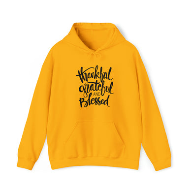 Thankful, Grateful & Blessed - Unisex Heavy Blend™ Hooded Sweatshirt