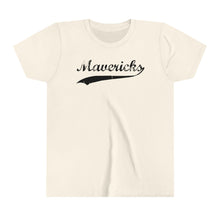 Load image into Gallery viewer, Mavericks - Black Swoosh - Bella Canvas Tee (Youth)