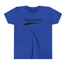 Load image into Gallery viewer, Mavericks - Black Swoosh - Bella Canvas Tee (Youth)