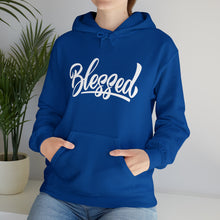 Load image into Gallery viewer, Blessed - Cursive - Unisex Heavy Blend™ Hooded Sweatshirt