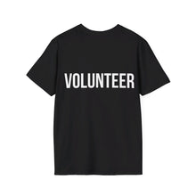 Load image into Gallery viewer, Almost Home - VOLUNTEER (Full Logo Front) Unisex Softstyle T-Shirt