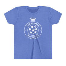 Load image into Gallery viewer, Mavericks - Star Ball Crown - Bella Canvas Tee (Youth)