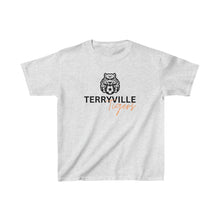 Load image into Gallery viewer, Terryville Tigers - Tiger with Soccer Ball - Light Tee - Kids Heavy Cotton™ Tee