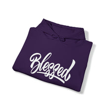 Load image into Gallery viewer, Blessed - Cursive - Unisex Heavy Blend™ Hooded Sweatshirt