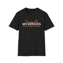 Load image into Gallery viewer, Mavericks - Slogan with Ball - Unisex Softstyle T-Shirt (Adult)