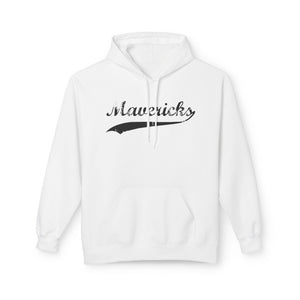 Mavericks - Black Swoosh - Unisex Hoodie (Adult)