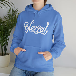 Blessed - Cursive - Unisex Heavy Blend™ Hooded Sweatshirt