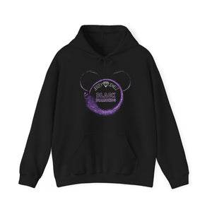 JJ Black Diamonds - Unisex Heavy Blend™ Hooded Sweatshirt (Purple Design)