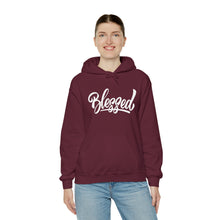 Load image into Gallery viewer, Blessed - Cursive - Unisex Heavy Blend™ Hooded Sweatshirt