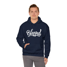 Load image into Gallery viewer, Blessed - Cursive - Unisex Heavy Blend™ Hooded Sweatshirt