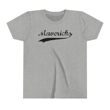 Load image into Gallery viewer, Mavericks - Black Swoosh - Bella Canvas Tee (Youth)