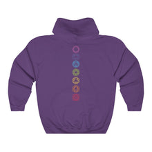 Load image into Gallery viewer, 7 Chakras - I AM WHOLE - Unisex Heavy Blend™ Hooded Sweatshirt (Color)