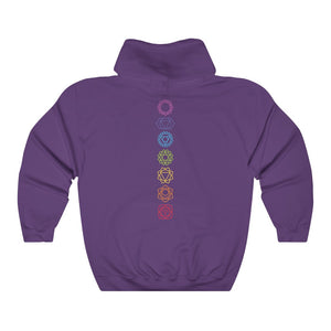 7 Chakras - I AM WHOLE - Unisex Heavy Blend™ Hooded Sweatshirt (Color)