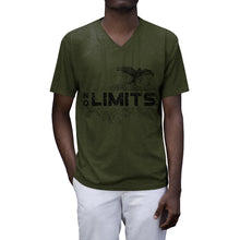 Load image into Gallery viewer, NO LIMITS - Men&#39;s Tri-Blend V-Neck T-Shirt